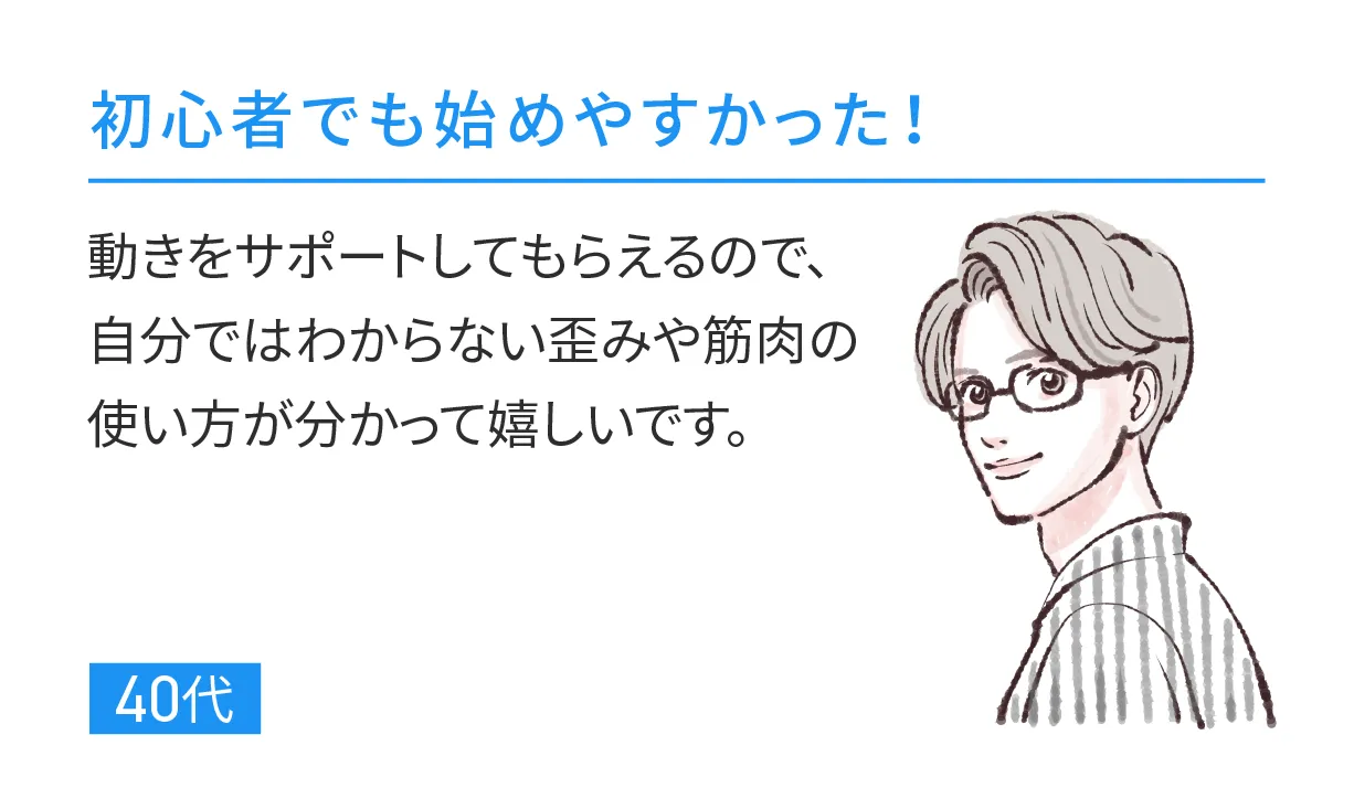 サイズダウンが実感できた!